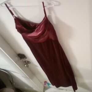 Revelry velvet long gown